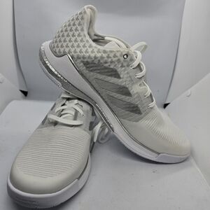 Size 13 - adidas Crazyflight 2022 Mid White Silver Metallic W
